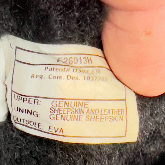 Ugg Australia Genuine Sheepskin and Leather Boots High Ankle Woman's Size 6 - Picture 7 of 14